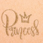 Полотенце Этель «Принцесса Тиффани» 30×60 см, цвет персиковый, 100% хлопок, 320 г/м² - фото 119413150