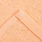 Полотенце Этель «Принцесса Тиффани» 30×60 см, цвет персиковый, 100% хлопок, 320 г/м² - фото 119413151