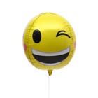 Шар фольгированный 24" «Улыбка с языком» (комплект 5 шт) - фото 22011445