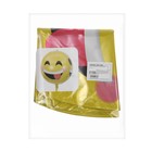 Шар фольгированный 24" «Улыбка с языком» (комплект 5 шт) - фото 22011447