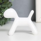Сувенир полистоун "Собака" белый 10х7,8х5,4 см - Фото 6