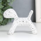 Фигурка полистоун «Собака», белый в крапинку, 10×7.8×5.4 см - Фото 5