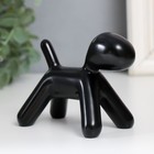 Сувенир полистоун "Собака" чёрный 10х7,8х5,4 см - фото 3036372