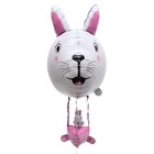 Шар фольгированный 35" «Голова кролика. Воздушный шар» - фото 319261316