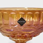 Креманка Magistro «Ла-Манш», 350 мл, 12×10.5 см, стекло, янтарная - Фото 5