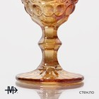 Бокал из стекла Magistro «Ла-Манш», 250 мл, 8×15,5 см, цвет янтарный - Фото 2