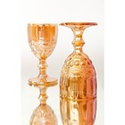 Бокал для вина Magistro «Ла-Манш», 250 мл, 8×15.5 см, стекло, янтарный - Фото 6