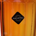 Бокал из стекла для шампанского Magistro «Ла-Манш», 160 мл, 7×20 см, цвет янтарный - Фото 8