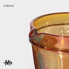 Кувшин для воды Magistro «Ла-Манш», 1,1 л, 14×20 см, стекло, цвет янтарный - Фото 2