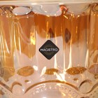 Кувшин стеклянный Magistro «Ла-Манш», 1,1 л, цвет янтарный - Фото 4