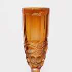 Набор бокалов из стекла для шампанского Magistro «Ла-Манш», 160 мл, 7×20 см, 2 шт, цвет янтарный - Фото 4