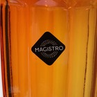 Бокалы для шампанского Magistro «Ла-Манш», 160 мл, 7×20 см, набор 6 шт., стекло, янтарные - Фото 7
