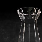 Набор для напитков из стекла «Иней», 5 предметов: графин 300 мл, 4 стакана 70 мл - фото 4371273