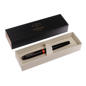 Ручка перьевая Parker Im Professionals Flame Orange, 1.0мм, черно-оранж, подар/уп 2172944