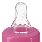 УЦЕНКА Бутылочка в силиконовом чехле, с ручками, стекло, классическое горло, 240 мл., от 3 мес., цвет розовый - Фото 3