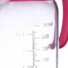 УЦЕНКА Бутылочка в силиконовом чехле, с ручками, стекло, классическое горло, 240 мл., от 3 мес., цвет розовый - Фото 5