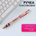 Ручка автоматическая пластик «Учитель №1», синяя паста 0.7 мм 9355402 - фото 10243630