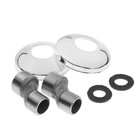 УЦЕНКА Смеситель для ванны ZEIN Z0152, картридж 35 мм, с душевым набором, хром 9499508