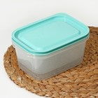 Набор пищевых контейнеров с паровыпуском, 2 шт: 1,1 л, 1,25 л, цвет микс - фото 24052539