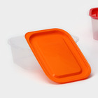 Набор пищевых контейнеров с паровыпуском, 2 шт: 1,1 л, 1,25 л, цвет микс - фото 22012077