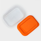 Набор пищевых контейнеров с паровыпуском, 2 шт: 1,1 л, 1,25 л, цвет микс - фото 22012078