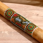 УЦЕНКА Сувенирный музыкальный инструмент «Посох дождя с голубыми узорами», 50×5×5 см, МИКС - Фото 2