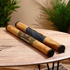 УЦЕНКА Сувенирный музыкальный инструмент «Посох дождя с голубыми узорами», 50×5×5 см, МИКС - Фото 4