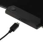 УЦЕНКА Коврик для мыши, 60×35×0.3 см, с подсветкой RGB, USB, чёрный - Фото 13