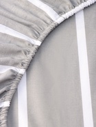 Простыня на резинке 2-спальная «Этель» Gray stripes, 180×200+25 см, поплин  (артикул 6632217)  большой выбор товаров оптом и в розницу по низким ценам с доставкой