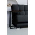 Прямой диван «Прайм 4», книжка, независимый пружинный блок, велюр, цвет сatania black - Фото 4