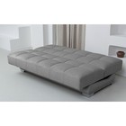 Прямой диван «Прайм 4», книжка, независимый пружинный блок, велюр, цвет selfie silver - Фото 3