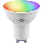Умная лампа Яндекс, работает с Алисой, светодиодная, цветная, 4.9 вт, 400 Лм, GU10, 220 В - фото 9667765