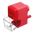 Точилка 1 отверстие ErichKrause M-Cube, с контейнером и механизмом крепления к столу, отверстие диаметром 8 мм, красная - фото 9535237