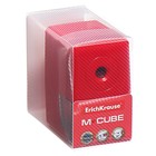 Точилка 1 отверстие ErichKrause M-Cube, с контейнером и механизмом крепления к столу, отверстие диаметром 8 мм, красная - фото 9535242