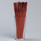 Трубочки для коктейля с гофрой, в наборе 25 штук, цвет бронзовый - Фото 2