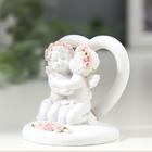 Фигурка полистоун «2 ангелочка у сердца в венке из роз», 5×5×5 см, МИКС - Фото 4