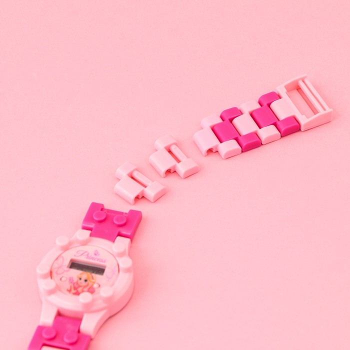 Часы наручные электронные «Самой милой леди», с ремешком-конструктором - фото 1907625701