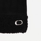 Перчатки женские, безразмерные, без утеплителя, цвет чёрный - Фото 2