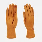 Перчатки женские, безразмерные, без утеплителя, цвет бежевый - фото 319262653