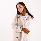Перчатки женские, безразмерные, без утеплителя, цвет бежевый - фото 29551443