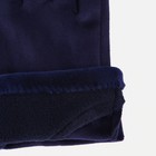 Перчатки женские, безразмерные, без утеплителя, цвет синий - Фото 3