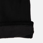 Перчатки женские, безразмерные, без утеплителя, цвет чёрный - Фото 3