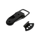 Замок-защелка на ящик, 5.5 см, железный, черный, с проушиной,10 шт. (комплект 10 шт) - фото 22013037