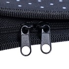 Папка с ручками текстильная, А4, 370×260 мм × 40 мм, каркасная, 2В4 «Вдохновение. Белый горох» - Фото 4