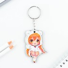 Брелок для ключей деревянный аниме "Рыжая девока" 4 х 6 см - Фото 2