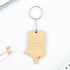 Брелок для ключей деревянный аниме "Рыжая девока" 4 х 6 см - Фото 4