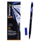 Ручка капиллярная BIC Intensity Fine, узел 0.8 мм, премиум, тонкое письмо, чернила синие, чёрный корпус 9471823 - фото 10245127