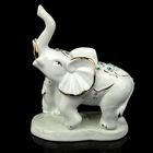 Сувенир керамика "Слон со слонёнком" со стразами 14х12х6 см - Фото 3