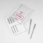 Иглы для бытовых швейных машин, для джинсовых тканей, №100/16, 5 шт. - Фото 2