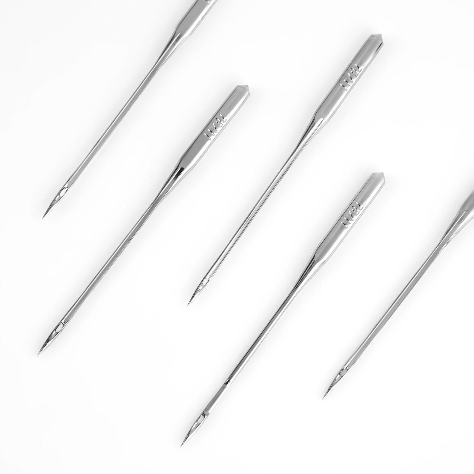 Иглы для бытовых швейных машин, универсальные, №75/11, 5 шт (9139629 ...